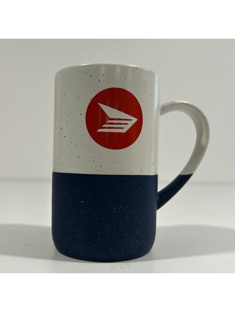 Vintage Leeds Canada Post Navy Speckled Coffee Mug Corporate Promotional